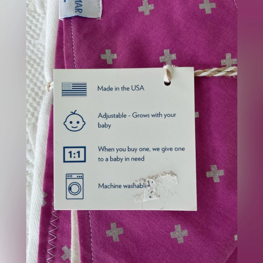 NWT Boutique LunaBluMar Cloth Diaper and Bandana Gift Set
